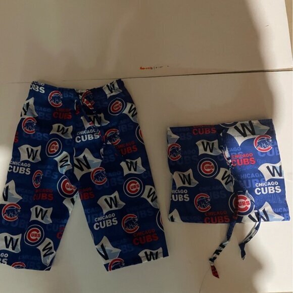 Chicago Cubs Cotton W Size 4 Pants - Picture 1 of 2